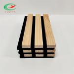 Durable Harmless Acoustic Wall Panels Wood Slat Soundproof For Hotel