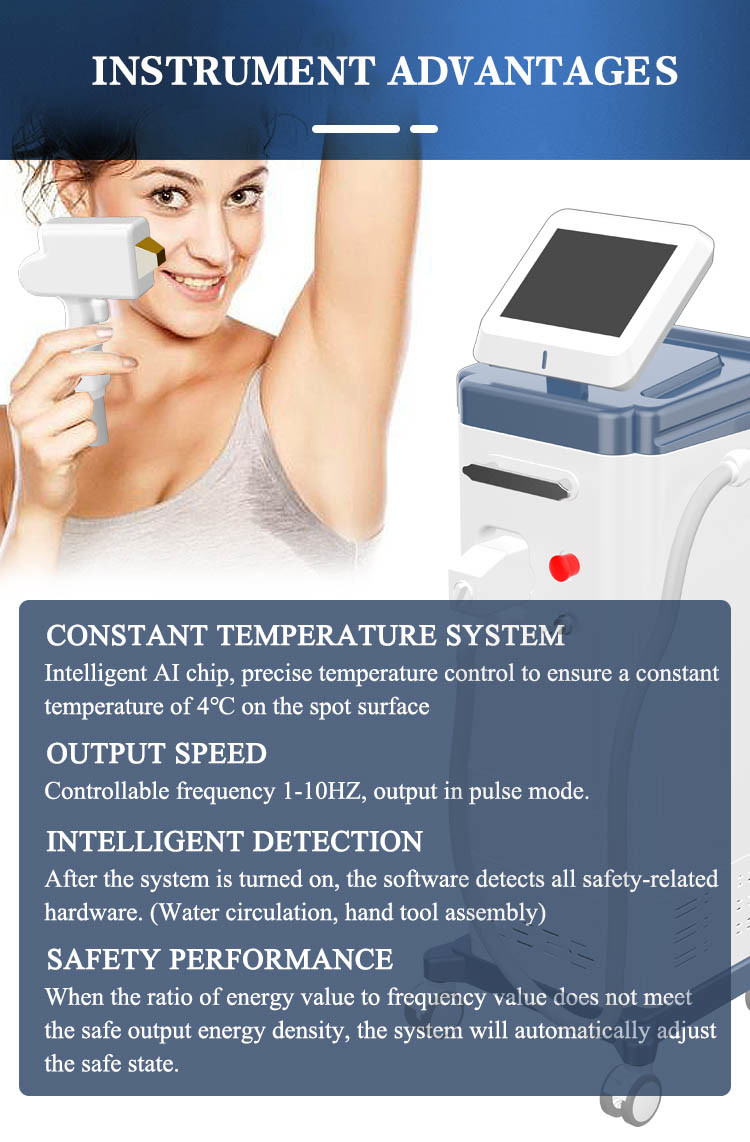 Newest Diode Laser 808 nm Alma Soprano ICE Diode Laser Hair Removal Machine Price