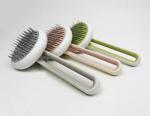 Sustainable Pet Grooming Brush Self Cleaning Dog Pet Hair Remover Cat Comb With