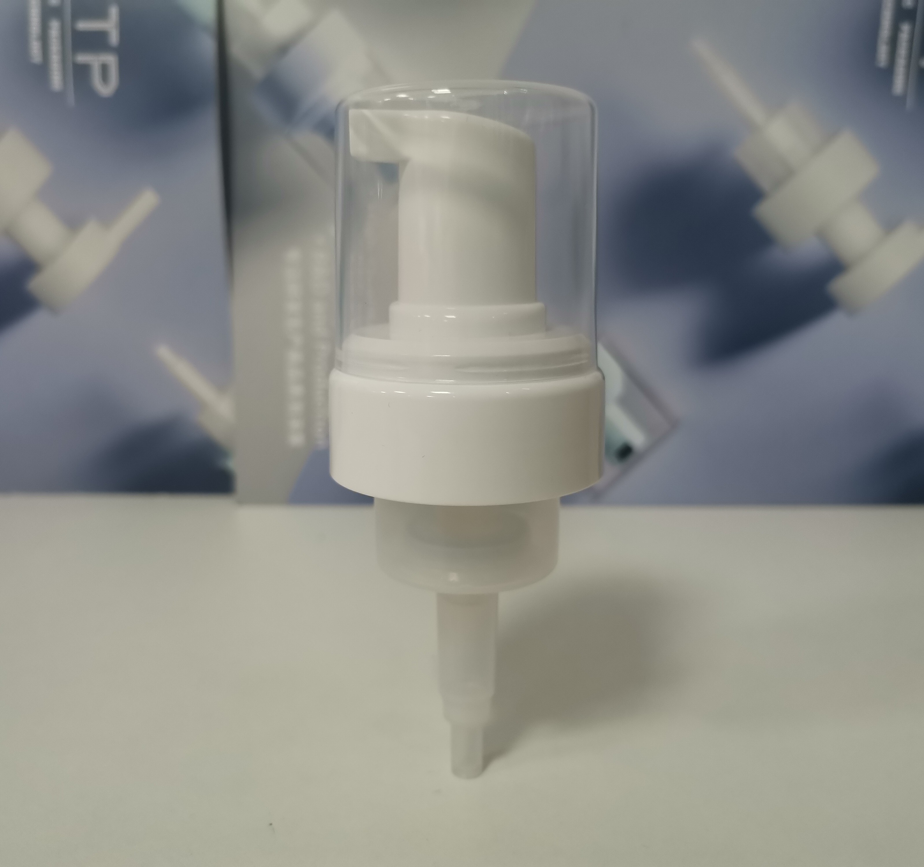 Customizable Color Foam Pump With Plastic Spring For PP 1.2mm 1.5mm 2.0mm Gasket