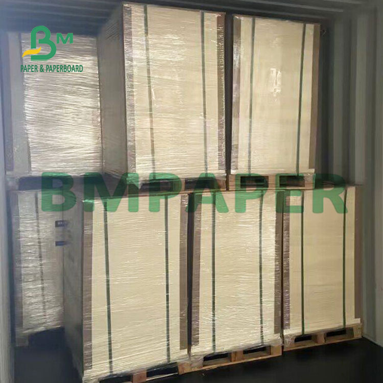 One Side Coated 40g + 15gPE Non - Toxic White Kraft Paper For Food Packing