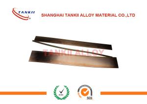 Wholesale 0.5 * 100mm Manganin Alloy , Manganese Copper Resistance Strip 6j13 For Shunt from china suppliers