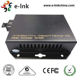 Wholesale Dual Fiber POE Fiber Media Converter , Rj45 Ethernet To Fiber Optic Media Converter from china suppliers