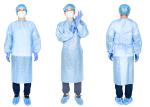 Surgeon Surgical Medical Disposable Gowns / PE PP Non Woven Disposable Surgical