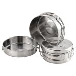 Multifunction 4 Pieces Outdoor Cookware Set Stainless Steel Titanium Pots