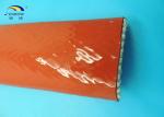 Fiberglass Fireproof Sleeve for Steel Plants , Flexible Fire Resistant Sleeves