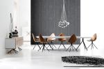 Boconcept Ottowa chair by Karim Rashid with assemble stainless steel leg ottoma