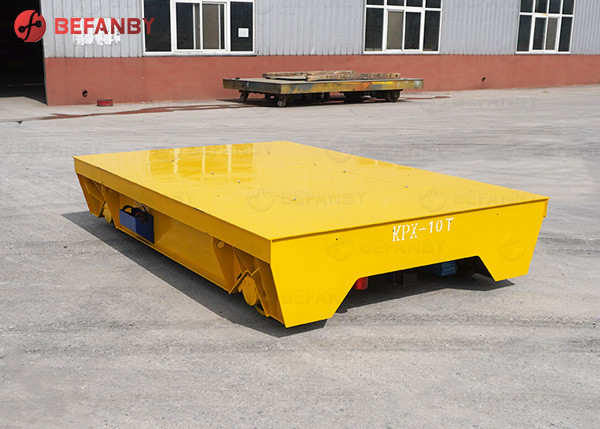 Mold Industry Battery Powered Motorized Trolley On Rail