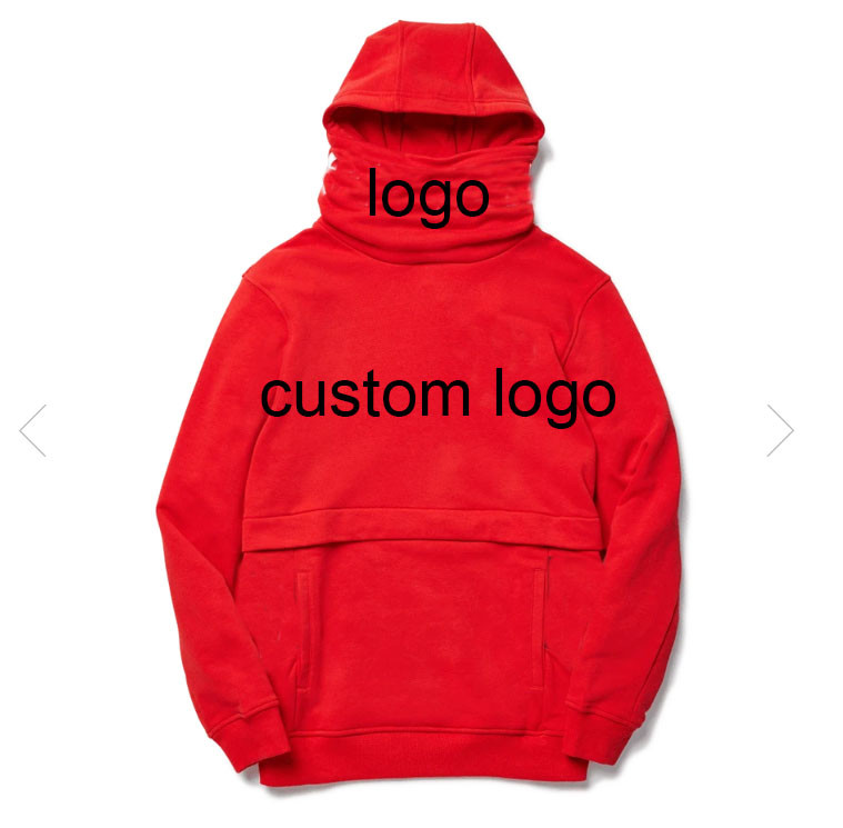 Turtleneck 100% Cotton Terry Oversized Drop Shoulder Hoodie