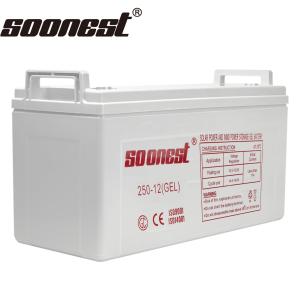 Wholesale Soonest Rechargeable Deep Cycle Solar Gel Battery 12V 250Ah 200Ah 100Ah Lead Acid Agm Varta Gel Battery China Manufacturer from china suppliers