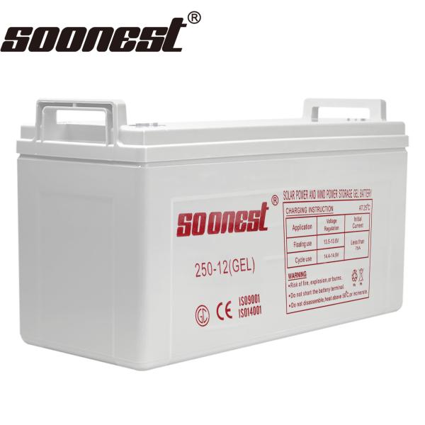 Battery Soonest Lead Gel 115Ah 220Ah Activate Carbon Gel Battery Best Motorcycle