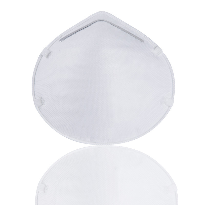 Head Wearing FFP2 Cup Mask Size 132 * 115 * 47mm Grey Color Maintenance Free