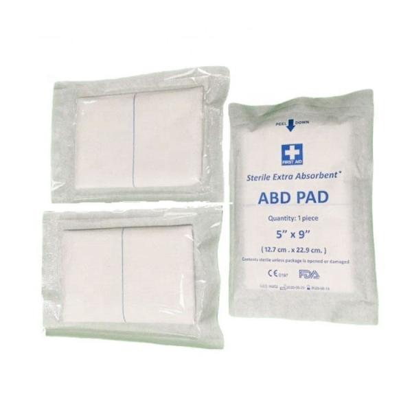 Medical Tape Bandage Supplies 100% Pure Cotton Surgical Trauma Abdominal Pad