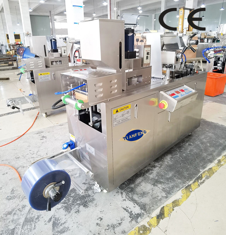 Flat 10 40 Plates Per Minute Automatic Blister Packaging Machine