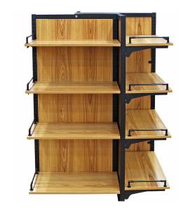 Wholesale Wooden Bakery Grocery Store Displays Shelf Stand Wood Floor Racks from china suppliers
