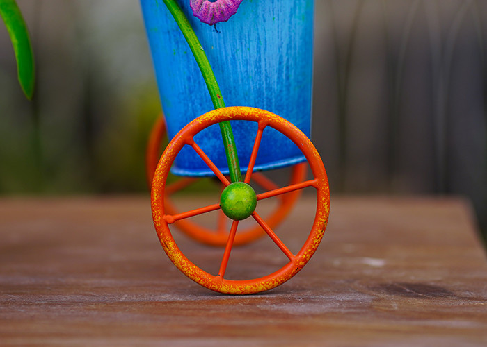 Metal Bicycle Flowerpot Garden Decoration Simple Flowerpot Decoration