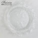 Hot Sale Transparent Acrylic Wedding Charger Plates Table Decoration Wedding