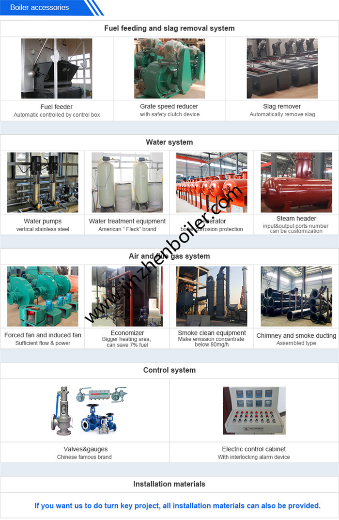 Industrial Energy Saving Wood Pellet Coal Fired Steam Boiler For Building Materials Factory