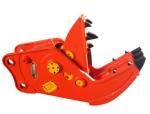 Steel Recycling Caterpillar Excavator Attachments Wide Forceps Mouth
