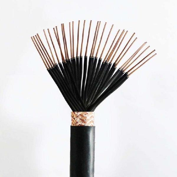 PVC Insulation Single conductor Round Control Cable KVV 450/750V in black color