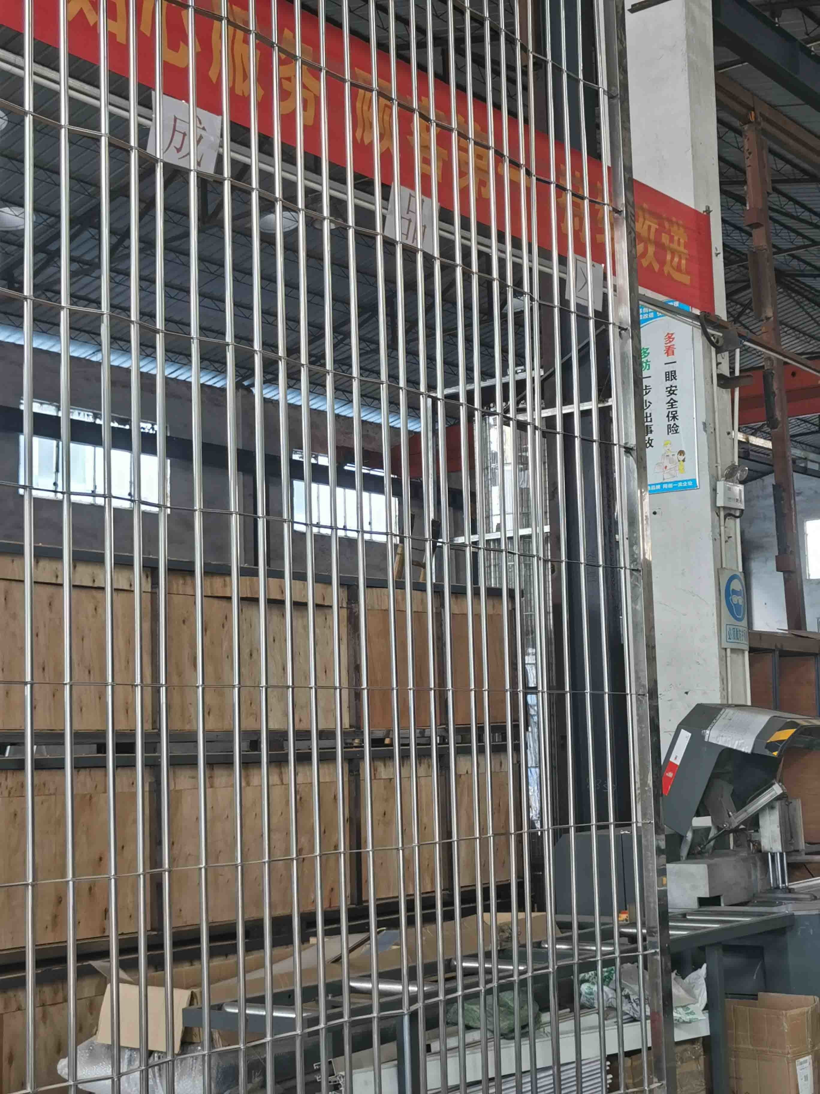 Stainless Steel Grill Shutter Door Automatic motorized lateral Sliding Door Shutters