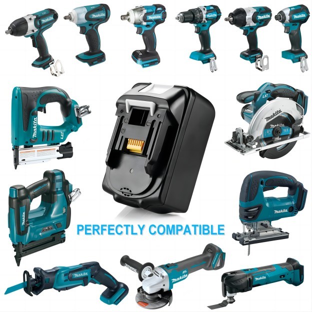 Shockproof Durable Electric Drill Battery 21700 9V 2500MAH Cordless