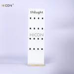 Freestanding Retail Display Stands 2-way Wooden Store Socks Display Stand