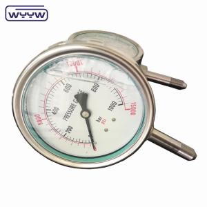 Wholesale High Pressure Oil Psi 1000 Bar Boom Sprayer Pressure Gauge Manometer from china suppliers