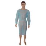 Blue Elastic Cuff 110x134cm Disposable Isolation Gown
