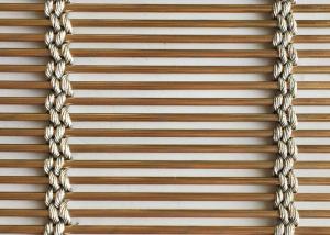 Wholesale PVD Antique Brass Stainless Steel Metal Mesh High Tension 3m To 100m from china suppliers