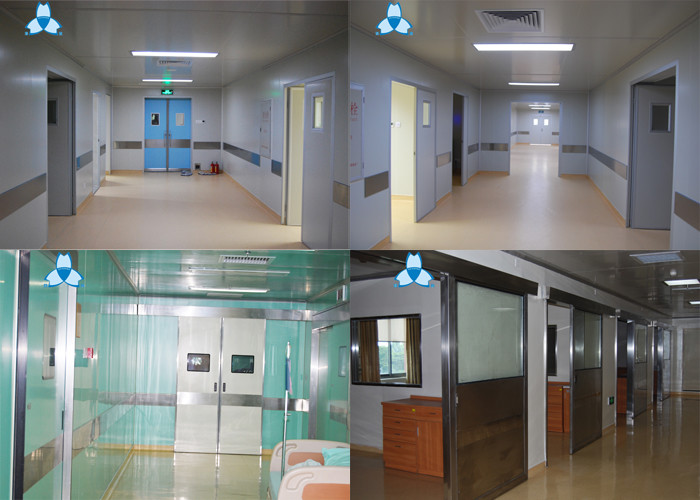 Automatic Hospital Air Filter , Double Leaf Hospital Sliding Doors For Hospital ICU Door