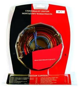 Wholesale OEM Blister Gift box Packgae 16 GA Car Audio Amplifier Wire Kit with 60A AGU Gold Fuse Holder from china suppliers