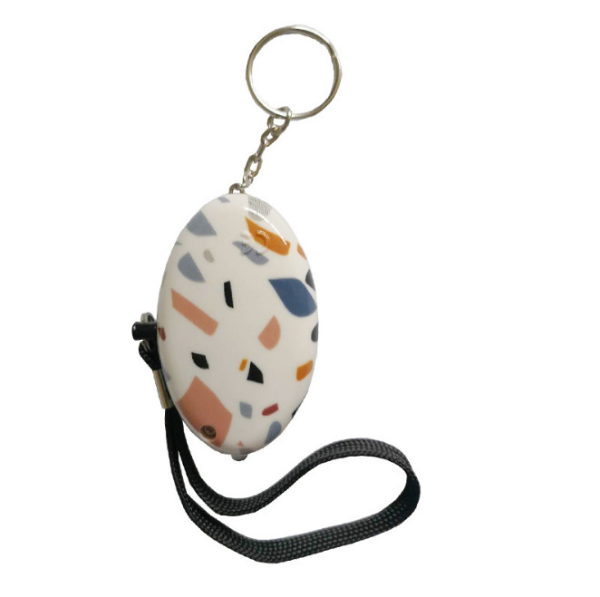 SLFORCE Women Body Alarms Personal Safety Keychain With LED Light Emergency Self Defense