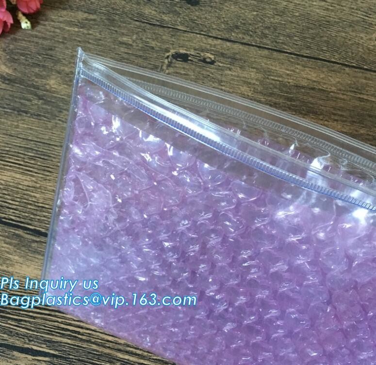 Mailer Slider Air Zip lockk Bubble Bag, Air Bubble Slider Bag/Big Discount 3 Side Seal Zip lockk Bubble Bag, slider zipper b