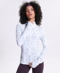 Long Sleeve Women Tops Sports Track Jackets Purple Sport Coat
