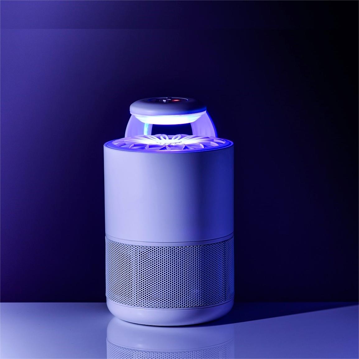 Electrical Airflow Mosquito Killer Indoor UV Light LED Flying Insect Trap With USB Cable 480 Hours