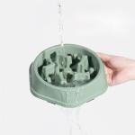 Dogs And Cats Plastic Slow Food Bowl Is An Anti Choking And Fast Swallowing Bone