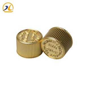 Wholesale Electroplating Gold Child Proof Lid , 20mm Pharmaceutical Bottle Cap from china suppliers