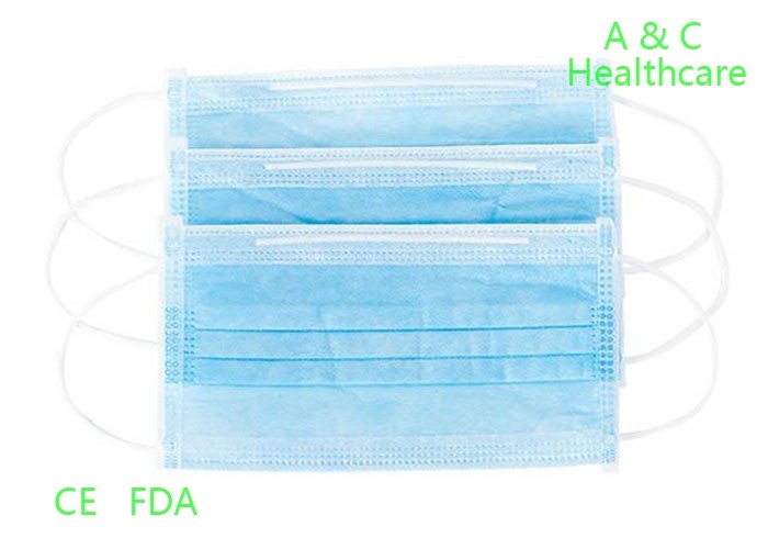 Anti Virus Surgical Face Mask Breathable Earloop Procedure Masks High BFE / PFE
