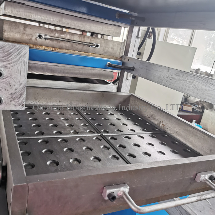 Column Hydraulic Rubber Vulcanizing Machine 50 Ton 550*550mm Rubber Tile Plate Press