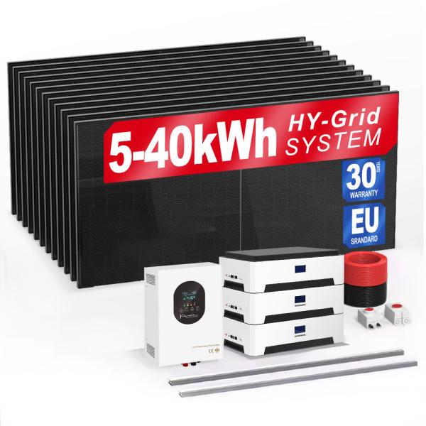 6Kw 10Kw 20Kw 30Kwh Solare Off Grid Solar Battery Energy Storage Power Systems