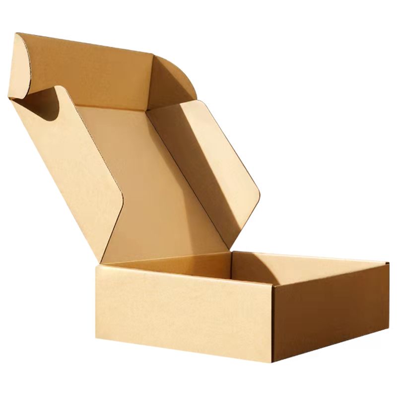 Bulk Cheap Custom Logo Blank Kraft Cardboard Paper Boxes For Packaging