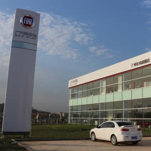 Wholesale Bus Stations Modern Pylon Signs Illuminated ACM / Steel 150mm for Outdoor from china suppliers