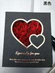 Friendly Recyclable Magnetic Flip Cover Flower Box Fancy Packaging Box Printing