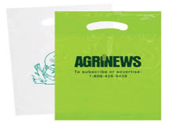 D-Cut Handle Eco Friendly Food Packaging , OEM Plastic Biodegradable Shopping
