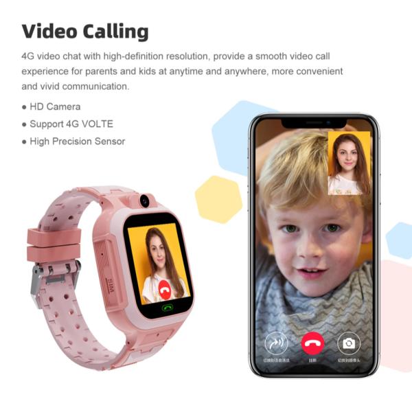 LT37 4G Kids Smart Phone Call Watch Video Chat IP67 Waterproof Monitor Camera