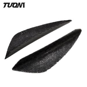 Wholesale Universal Carbon Fiber Front Bumper Lip Splitter Fins Car Spoiler Canard Valence from china suppliers