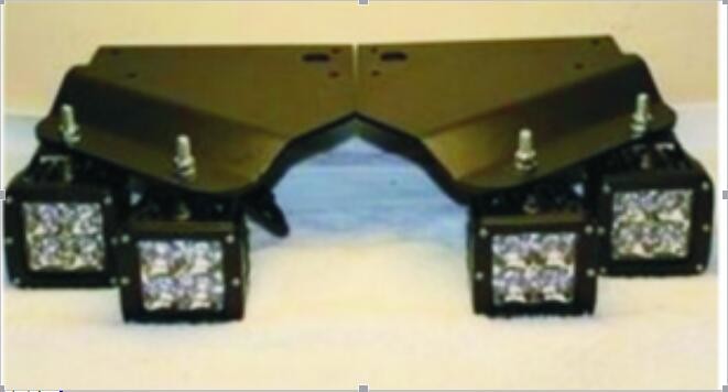 Mounting / Windshield / License Plate Bracket For 50"Off Road Curved Led Bar Light
