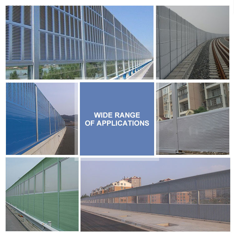 Highway Road Noise Barrier / Outdoor Noise Reduction Barriers