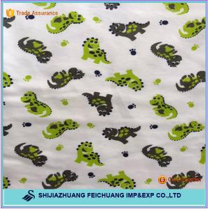 Wholesale cotton brushed printed flannel fabric for blanket from china suppliers